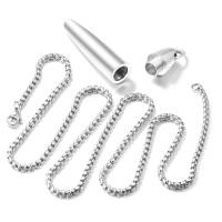 Nueva Joya De Tendencia 2024 Colgante De Urnita De Lágrima Abreable En Acero Inoxidable Para Hombres Y Mujeres Recuerdo De Cremación Memoria Regalo - details 7