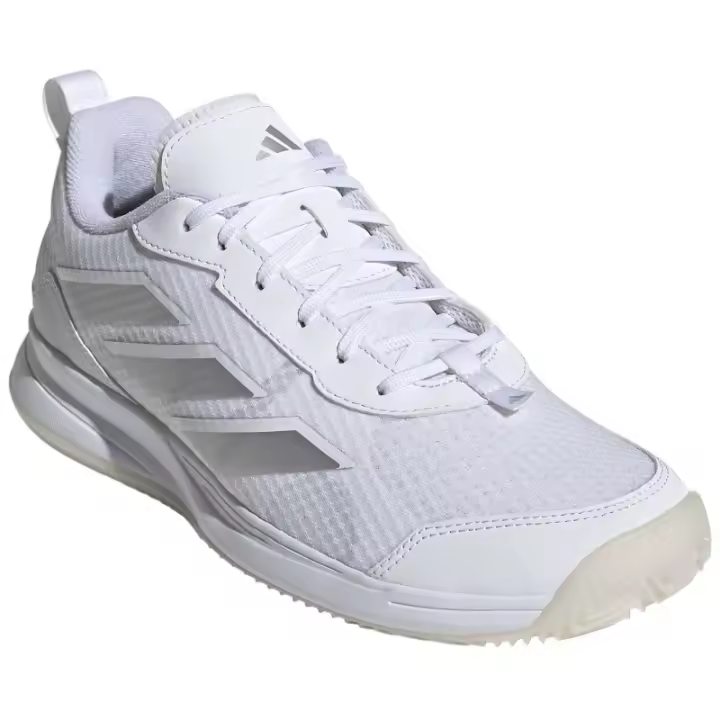 Palas de Pádel Zapatillas Adidas Avaflash Clay Plata-Blanco - 1