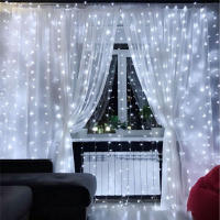Luces De Cortina LED Con Control Remoto Y USB Para Decoración De Hogar Fiesta Boda Pared Ventana Halloween Navidad - details 15