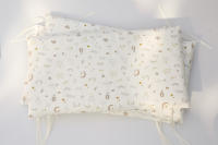 LALA - Barandilla de Cama para Bebe desmontable y lavable, Gasa de Algodón Puro, almohadilla protectora anticolisión para Barandilla de Cama para Bebe Dream 60*30*3 desmontable, - details 7