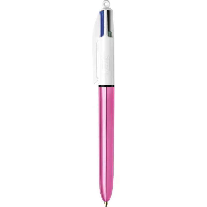 BIC Bolígrafo 4 Colores Shine Punta Media 1,0mm Rosa - 1