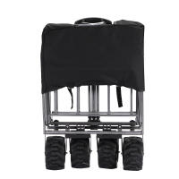AREBOS Carro de Mano Plegable - carga 100 kg - Carrito Playa - con Barra telescópica para Empujar - Ruedas giratorias de 360° - details 18
