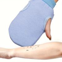 Toalla De Baño Exfoliadora De Dos Cara Color Sólido Para Adultos Con Yarn Rugosa Guantes De Fricción Para Hombres Y Mujeres - details 5