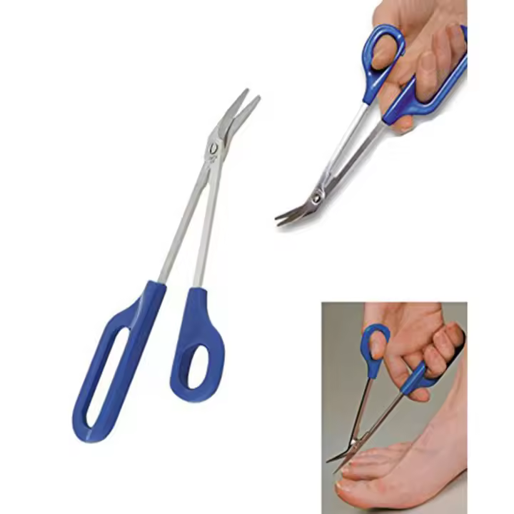 Tijeras De Uñas Para Los Pies Con Mango Largo Acero Inoxidable Para Manicura Y Pedicura Eliminación De Piel Muerta - 1