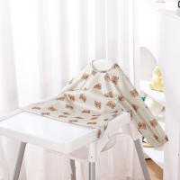 Alfombrilla De Comer Para Bebé HappyFlute One Piece Estampado Completo Impermeable De Poliéster Con Mangas Largas Para Escenarios Variados - details 11