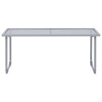 vidaXL Juego de muebles de jardín 4 piezas tela y acero negro - details 6
