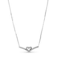 Collar Mujer Plata de Ley 925,Regalos Original de Joyería para Mujer Novia Esposa - details 3