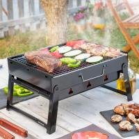 InnovaGoods - Barbacoa Portátil Plegable para Carbón BearBQ, BBQ Sobremesa - details 0