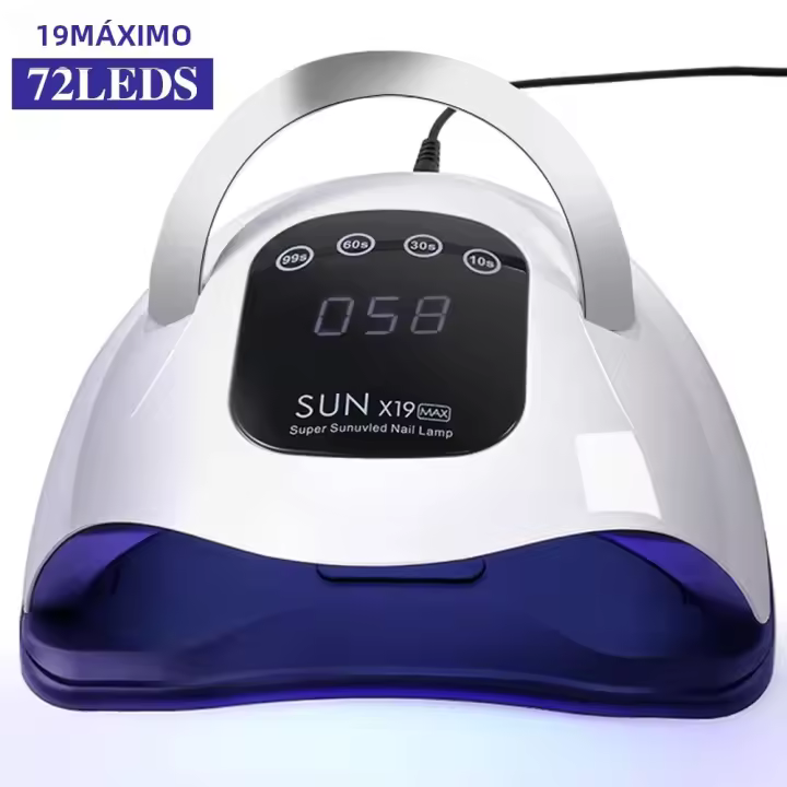 Lámpara Secado Rápido De Uñas UV Con Sensor 72LED Potente Para Artistas De Uñas Profesionales En Salón Herramientas De Cura De Esmalte De Gel - 1