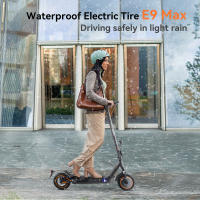 HONEY WHALE E9 MAX Patinete Eléctrico, Motor de 500W, Batería de 36V 10Ah, Neumático de 10 pulgadas, Velocidad Máxima de 20 km/h, Autonomía de 35-40 km, Freno Mecánico y Freno Electrónico, Certificación ABE - details 0