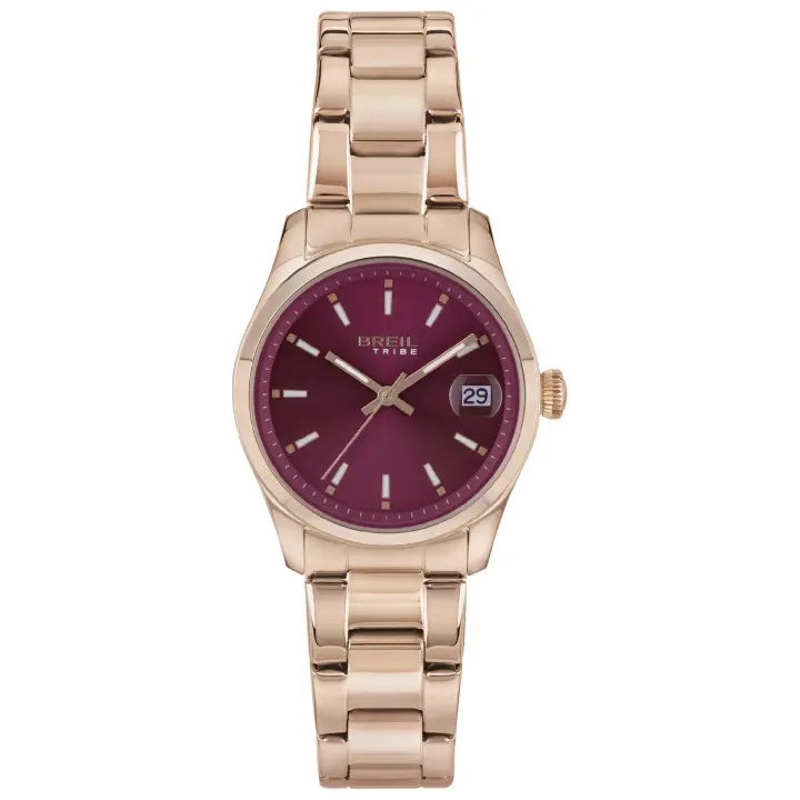 BREIL Classic Elegance - Reloj de Mujer Solo Tiempo Acero Oro Rosado - 1