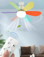 Ventilador De Techo Con Luz 40W 20.5" E27 Soporte Para Habitación Baño Control Remoto LED Moderno Auto-Contenido - details 0