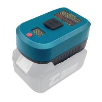 Cargador De Batería Makita 18V Li-Ion Con Adaptador 65W Tipo-C Y USB Puerto De Carga Retro Versátil Accesorio De Cargador - details 1