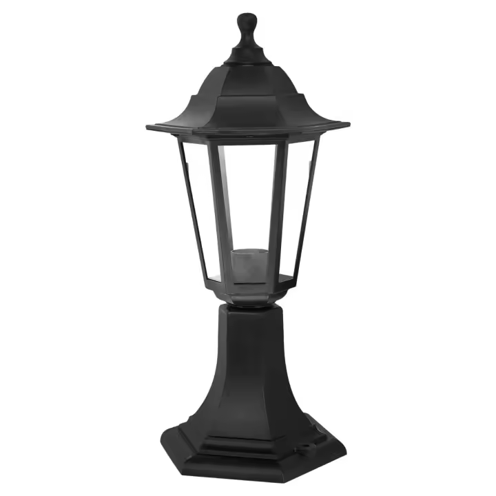 APLIQUE EXTERIOR PRETO IP44 E27 MATEL SOBREMURAL - 1