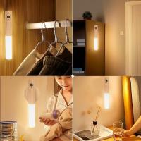 Lámpara De Pared Portátil Con Sensor De Movimiento Recargable USB Para Dormitorio Escaleras Pasillo Cocina Luz Nocturna Moderna - details 1