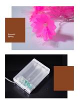 Luces De Garland LED Para Jardín Dormitorio Y Fiesta Navidad Y Año Nuevo Decoración De Flores Y Hadas Batería Incluida - details 13