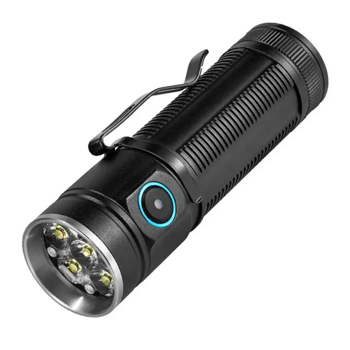 PORCHEDDU Bolsillo XC03 Interior, 3000 Lúmenos, Recargable, 5 Modos, Compacta - 1