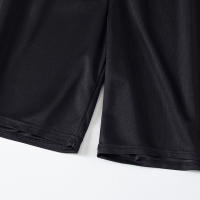 Shorts Negros Clásicos Para Hombre Quick-Drying Elastic Waist Fitness Y Deportes Corrida Pantalones De Equitación - details 7