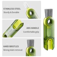 Herramienta De Limpieza 3 En 1 Cepillo Para Vaso Micro Cuchillas Utensilio Útil Para Cubiertas De Botellas De Agua Multifuncional Para El Hogar - details 8