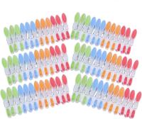 Kurelle 6 docenas / 90 piezas Secado de ropa Clips Fuertes Clavijas para el hogar Pinzas para ropa a prueba de Viento Extra Grande Antideslizante Ergonómico Agare de Goma suave Clo - details 2