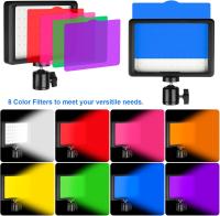 Luces LED para fotografía y vídeo, paquete de 2, Ci-Fotto regulable 5600K USB Luz de Fotografía continua con trípode y filtro de color para Estudio de fotografía, Youtube,grabación de vídeo, transmisión de juegos - details 2