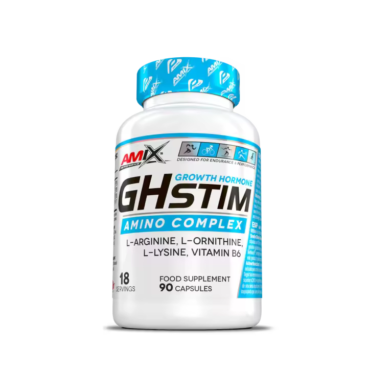 AMIX NUTRITION GHStim Amino Complex 90 Cápsulas | Estimulador de Hormona del Crecimiento y Aminoácidos | AMIX PERFORMANCE - 1