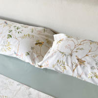 Juego de Sábanas Alo Home Estampado Pájaros y Ramas  Algodón 100% BCI Ecológico -Cama 90/135/150cm - details 3