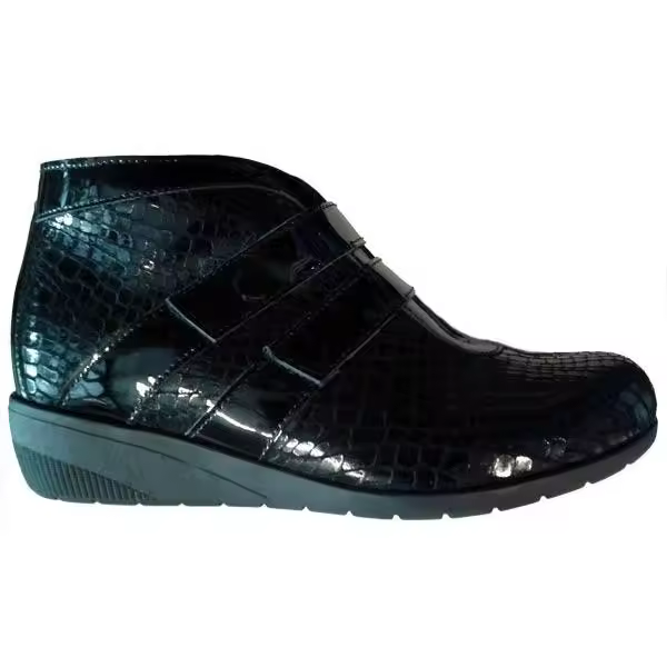 Galiana 905 - Botines de Piel Negra con Confort Todo el Día - Fabricados en España - 1