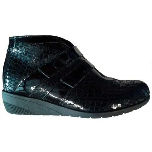 Galiana 905 - Botines de Piel Negra con Confort Todo el Día - Fabricados en España - 1