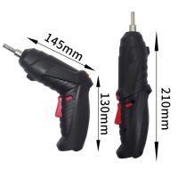 Destornillador Eléctrico Recargable De Litio 47 En 1 Rotativo 90 Grados Portátil Con LED Para Herramientas DIY - details 13