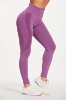 Leggings Sin Costuras De Color Rosa Lila Para Mujer Ropa Deportiva De Fitness Yoga Gimnasio Ajuste Curvo Contorno Elástico Con Cintura Suave - details 12