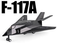 Colección De Juguetes De Avión F-117A Para Niños Modelo Dieciséis Escala Metal Adecuado Para Niños De 6 a 10 Años Recuerdo Para Boys - details 0