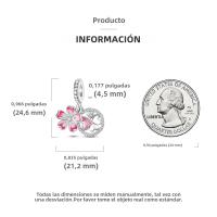 Encanto De Colgante De Árbol De Familia Platinado En Plata Para Pulsera De Bangle Y Collar DIY Regalo Con Doble Vuelo Aéreo - details 20