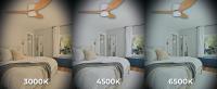 LED ATOMANT Ventilador de Techo con Luz LED de 20W y Aspas de Madera, Diámetro Ø107cm, Luz CCT Regulable 2100LM, Motor DC Silencioso y de Bajo Consumo, 6 Velocidades, Modo Verano/Invierno, Control desde el Móvil por APP y también con Mando a Distancia - details 4