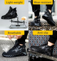 Botas De Trabajo Para Hombre Seguridad Antipinchazos Punta De Acero Antideslizantes Confort Transpirables Para Construcción Y Obras - details 7