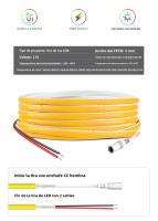 Tiras LED COB Ultrafinas De 5mm DC 12V Para Decoración Del Hogar Y Coche Ice Blue Rosa Rojo Alta Densidad Fita LED Color RA90 - details 1