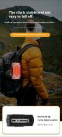 Lámpara De Cabeza Magnética Super Brillante Con 3 Fuente De Luz Clip Para Gorro Para Exteriores Senderismo Camping Trabajo Luz Montada Con Pantalla Digital - details 5