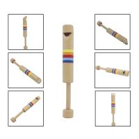 Flauta Piccolo De Madera Para Bebés Instrumento Musical Educativo Juguete De Silbato Diátonico Con Deslizamiento - details 3