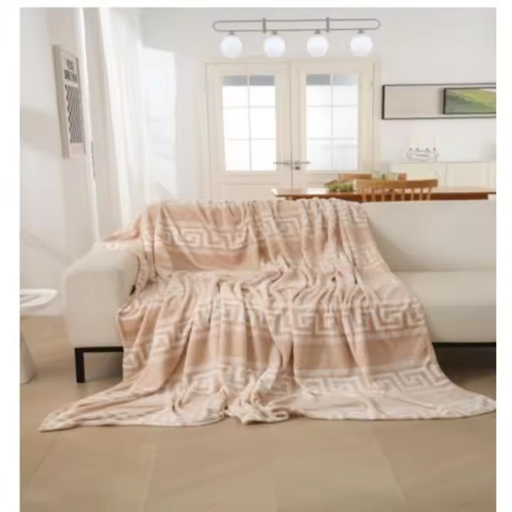 Manta de Decoración Cubre Sofá ,Manta viaje de sedalina , Manta Terciopelo Estampada Invierno para cama gran tamaño, manta de playa,manta de regalo 130x160/160x220/220x240 - 1