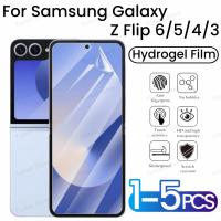 Protector De Pantalla Para Samsung Galaxy Z Flip 6 5 4 3 Película De Hidrogel No Es Vidrio Compatible Con Z Flip6 Z Flip5 - details 0