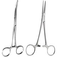 Aguja Hemostática De Acero Inoxidable Herramienta Cirúrgica Pinzas De Bloqueo Curvadas/Rectas Para Pesca Y Metalworking - details 4