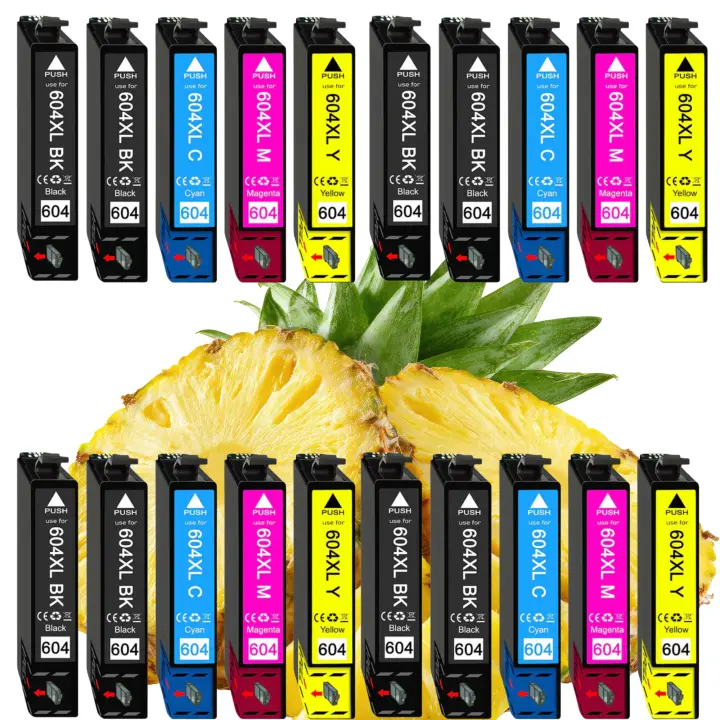 20 cartuchos compatibles para Epson 604XL XP2200 XP2205 XP4200 WF2950 WF2935 XP3200 XP3205 XP4205 WF2930 WF2910 XL - 1