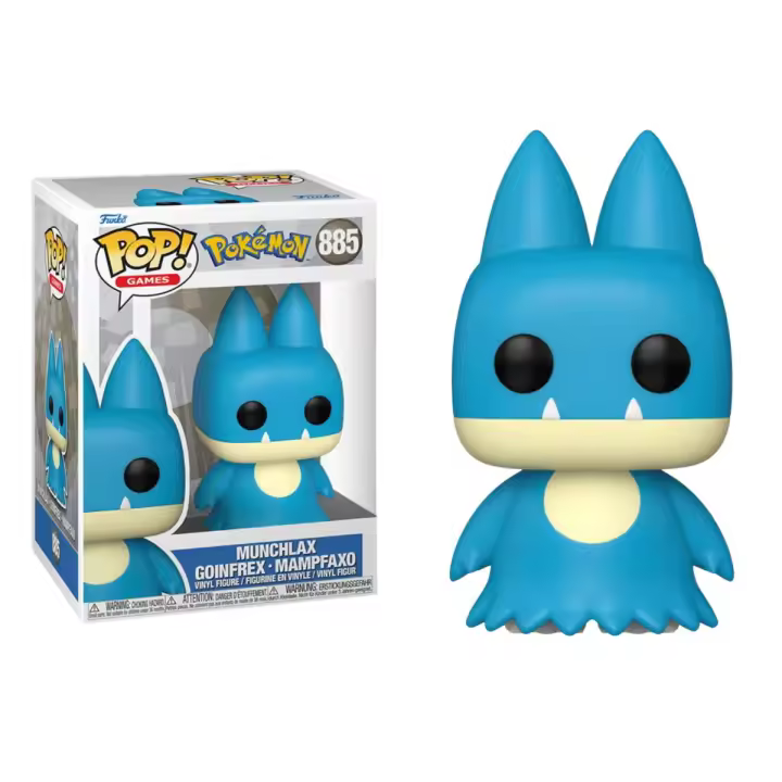 FUNKO POP! POKEMON - MUNCHLAX, 69077, Nº885, TIENDA CON LICENCIA OFICIAL - 1