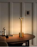 Lámpara De Mesa LED Con Sensor Táctil Recargable Por USB Temperatura Ajustable En 3 Colores Estilo Moderno Luz Nocturna Para Barra Y Cama - details 0