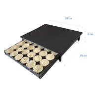 Soporte Organizador Cápsulas Dolce Gusto Nyana Home  Capacidad 36 Capsulas  Compatibilidad Dolce Gusto  Cubierta Metálica  Soporte Metálico  Bandeja Mallada - details 1