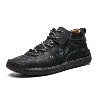 Zapatos Casuales De Cuero Hechos a Mano Para Hombre Con Pelo Para Invierno Mocasines Confort Para Caminar Loafer Planos En Venta Caliente - details 21