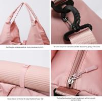 Bolsa de viaje, Bolsa de entrenamiento, Bolsa Deportiva con soporte para Esterilla de yoga, Bolsa de Lona con compartimiento de Zapatos, Bolsa de fin de semanacon bolsos para almacenamiento en seco y Húmedo (multicolor) - details 5