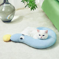 Almohada Para Gato Anti-salvajada Rellena De Algodón Para Hogar Y Dormitorio De Gato Suave Y Cómoda Almohada Para Cuello De Gato - details 0