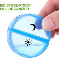 Pastillero Semanal 7 Días 2 Vicios al Día, pastillero portátil con gran compartimento Independiente, sin BPA - details 2