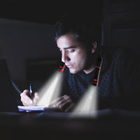 Luz De Trabajo ABS Recargable Por USB Con Ángulo Ajustable Luz Colgante De Cuello LED De Alta Potencia Luz Eléctrica - details 6